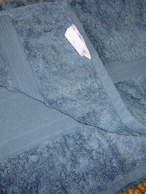 The Company Store  Egyptian Cotton Bath Towel Made in Turkey Ocean Blue